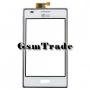 LG Optimus L5 E610 fehér érintőpanel keretben, touchscreen